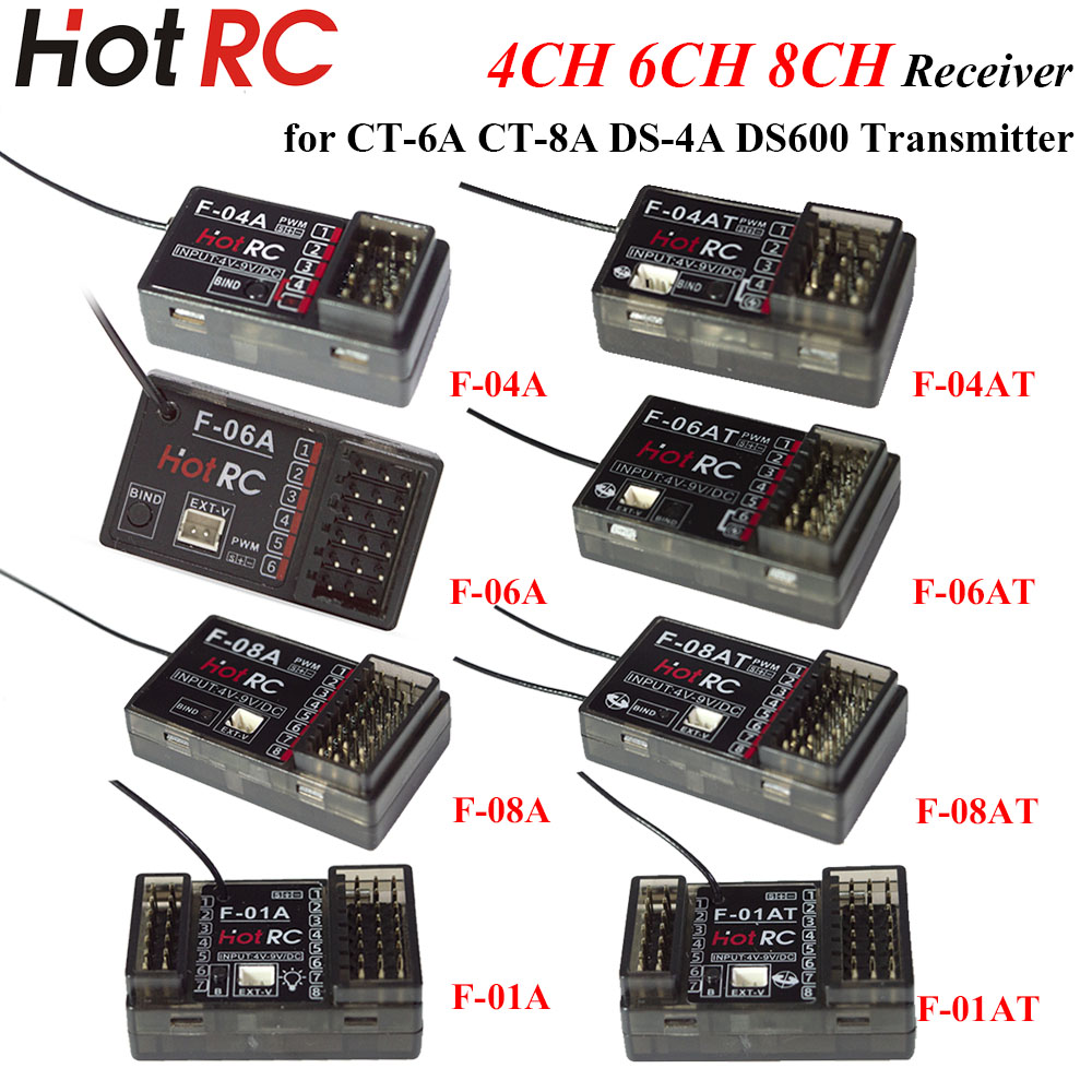 Приемник HOTRC 2.4ГГц 4/6/8-ка – обзор и цена Drone Racing Receiver